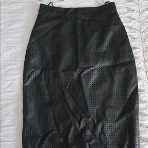 NWT Banana Republic faux leather skirt